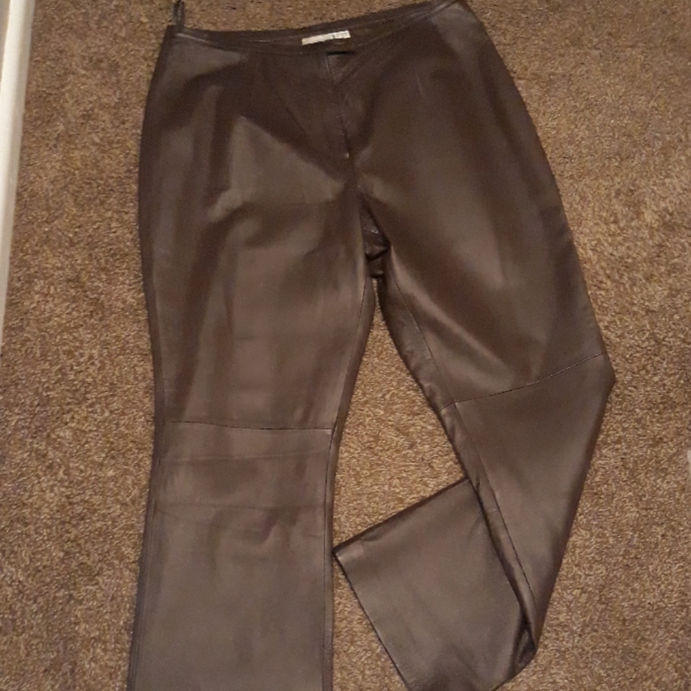 %100 Leather Pants - Picture 2 of 4